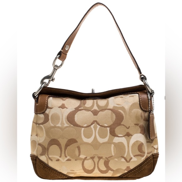 COACH Chelsea Optic Signature bag AUTHENTIC D06K - 10142 - Picture 3 of 15